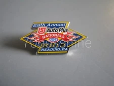 2013 AUTO PLUS NATIONALS READING NHRA DRAG RACING EVENT HAT PIN LAPEL PIN