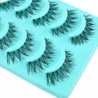 5 Pairs Hot Natural Eye Lashes Handmade Messy Natural Cross False Eyelashes