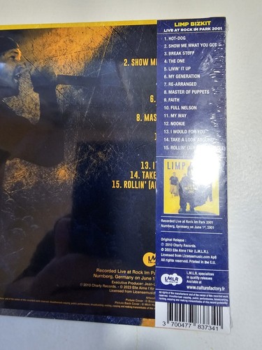 Limp Bizkit: Live at Rock IM Park 2001 CD RSD Record Store Day Black Friday 2023 - Picture 6 of 6