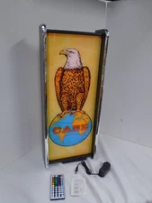 Case Eagle Tractor LED Display lighted sign lightbox Wall Hanging Light