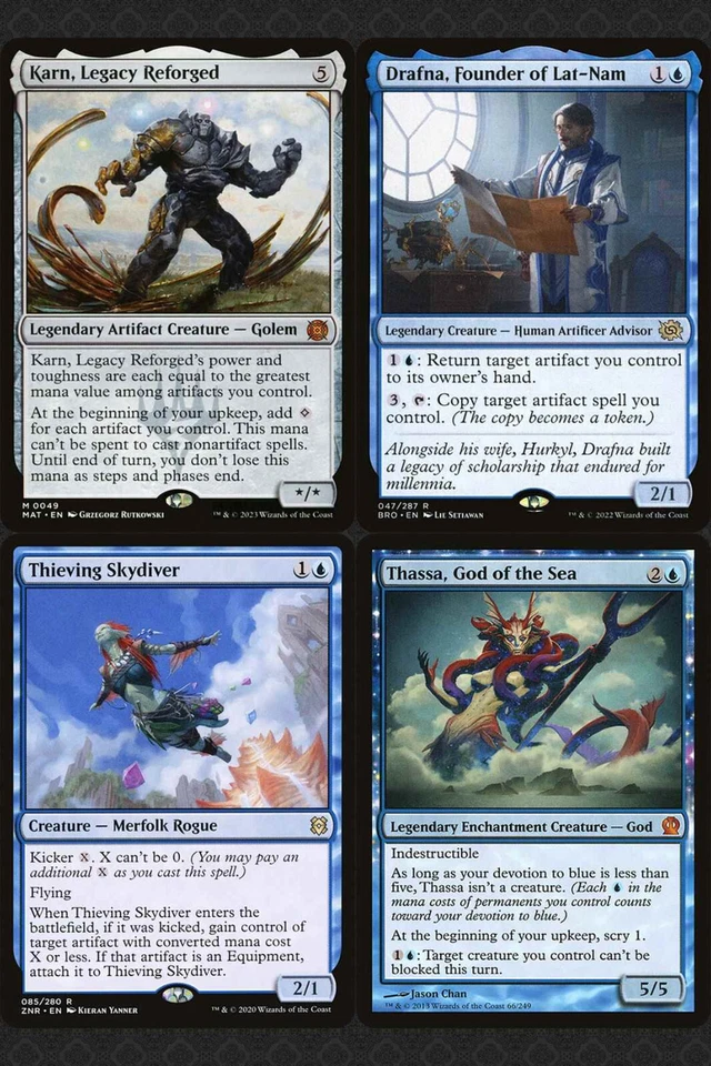 Thada Adel, Acquisitor Commander Deck Artifact THEFT Magic EDH Ready-to-Play - Image 2 of 4