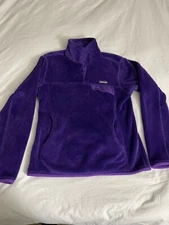 Patagonia Women's Size M Fleece Polartec Thermal Pro Purple Jacket