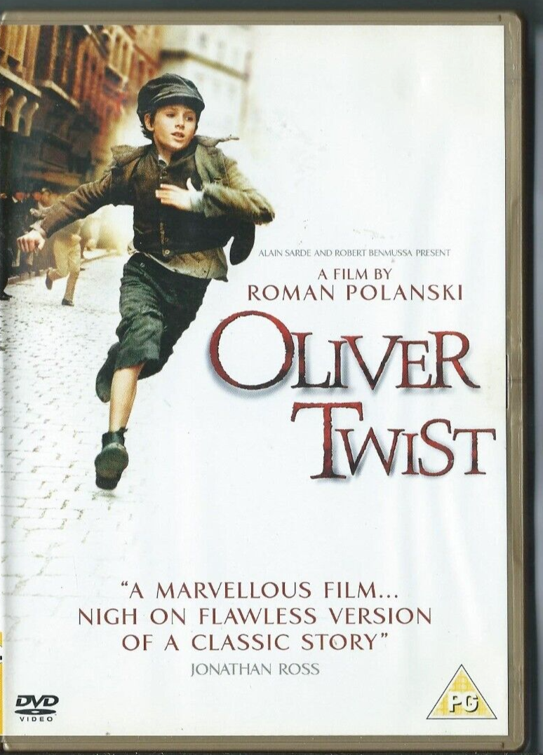 Oliver Twist DVD 2005 Film Rated PG Crime Drama Family 124 Minutes Used