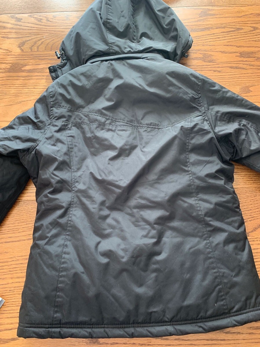 CB SPORTS Kid Size Medium Double Lined Jacket Full Zip Black