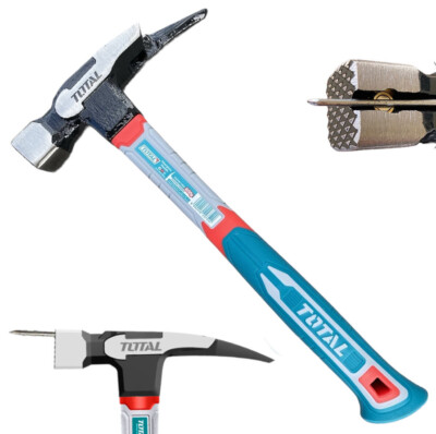 Zimmermannshammer 600g Dachdeckerhammer Latthammer Hammer FIberglasstiel Magnet