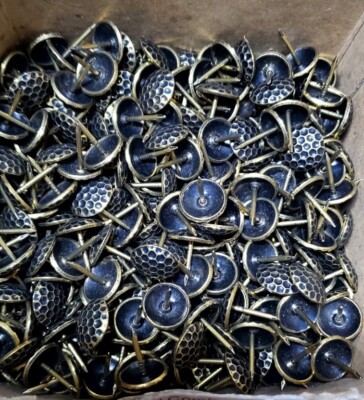 DADS BR72M Bronze Fleck  '' Honey Comb Decorative Nails Tacks Upholstery 500 Ct.