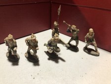 Elastolin/Lineol foot knights figure lot