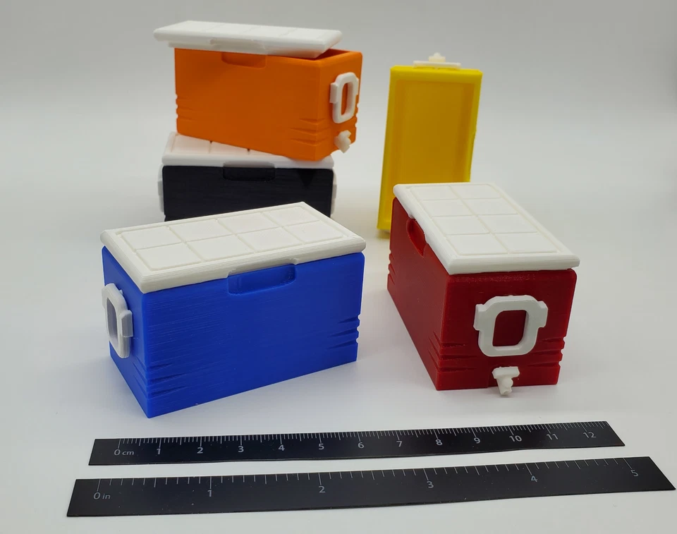 RC 1/10 Scale 48 Quart Cooler Ice Chest Miniature Accessory Multiple Colors - Image 2 of 4