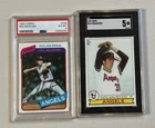 1979 1980 Topps Nolan Ryan Lot Angels Newly Graded Psa 6 Baseball Card SGC 5