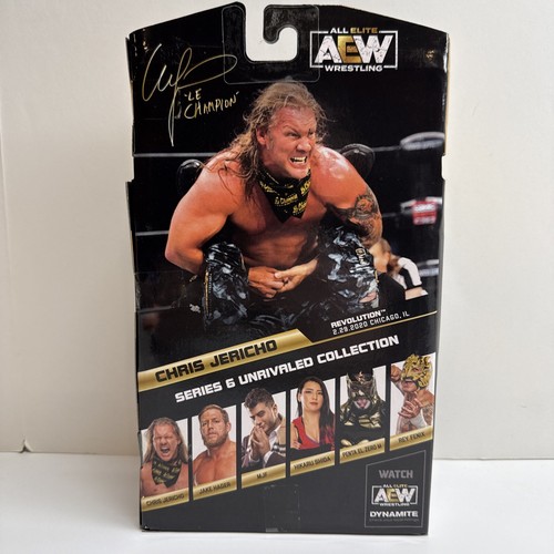 All Elite AEW Unrivaled Collection Action Figure Series 6 #45 Chris Jericho Belt - Picture 2 of 3