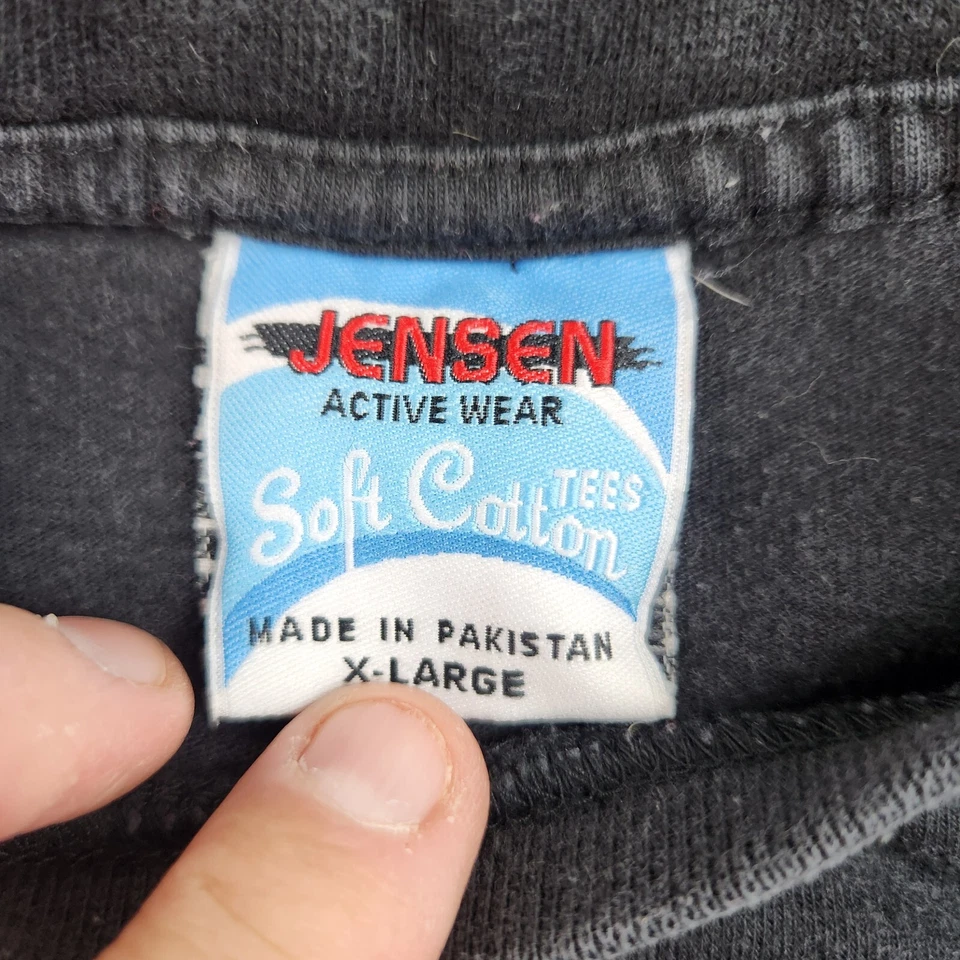 Mortuary Speed 金属乐队 T 恤摇滚 T 恤 XL 音乐会 T 恤 Jensen 标签 — 第 3/4 张图片