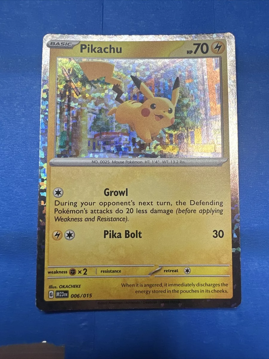 CARTAS POKEMON DO MCDONALDS 2023! PIKACHU holográfico 