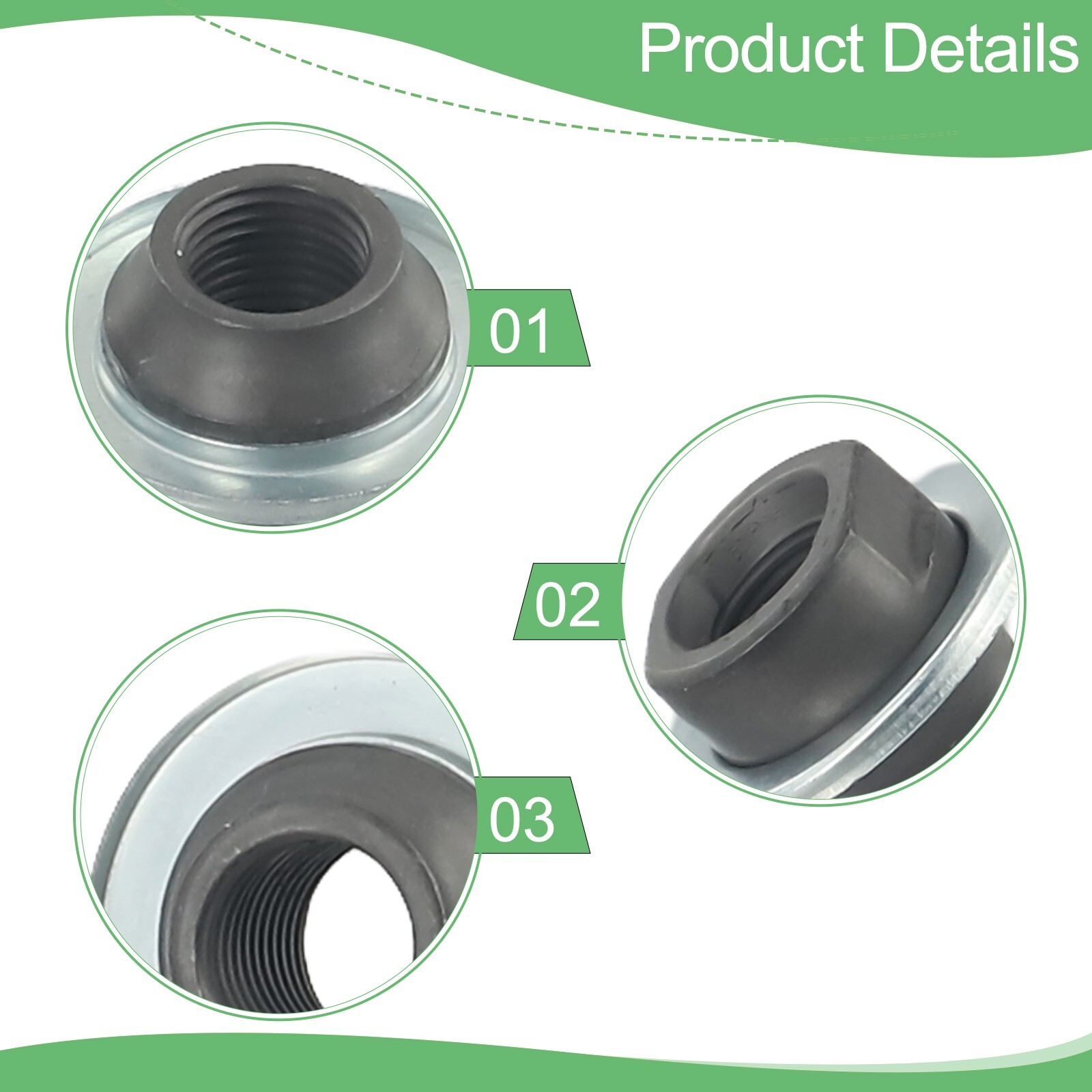Bike Axle Cone Nuts Perfect for Less Expensive Bikes with Solid Rear