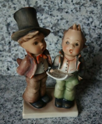 Hummel Figur Hum 130. ''Duett, Sängerpaar'' FM 1 * Krone * Crown * alte Ausführung