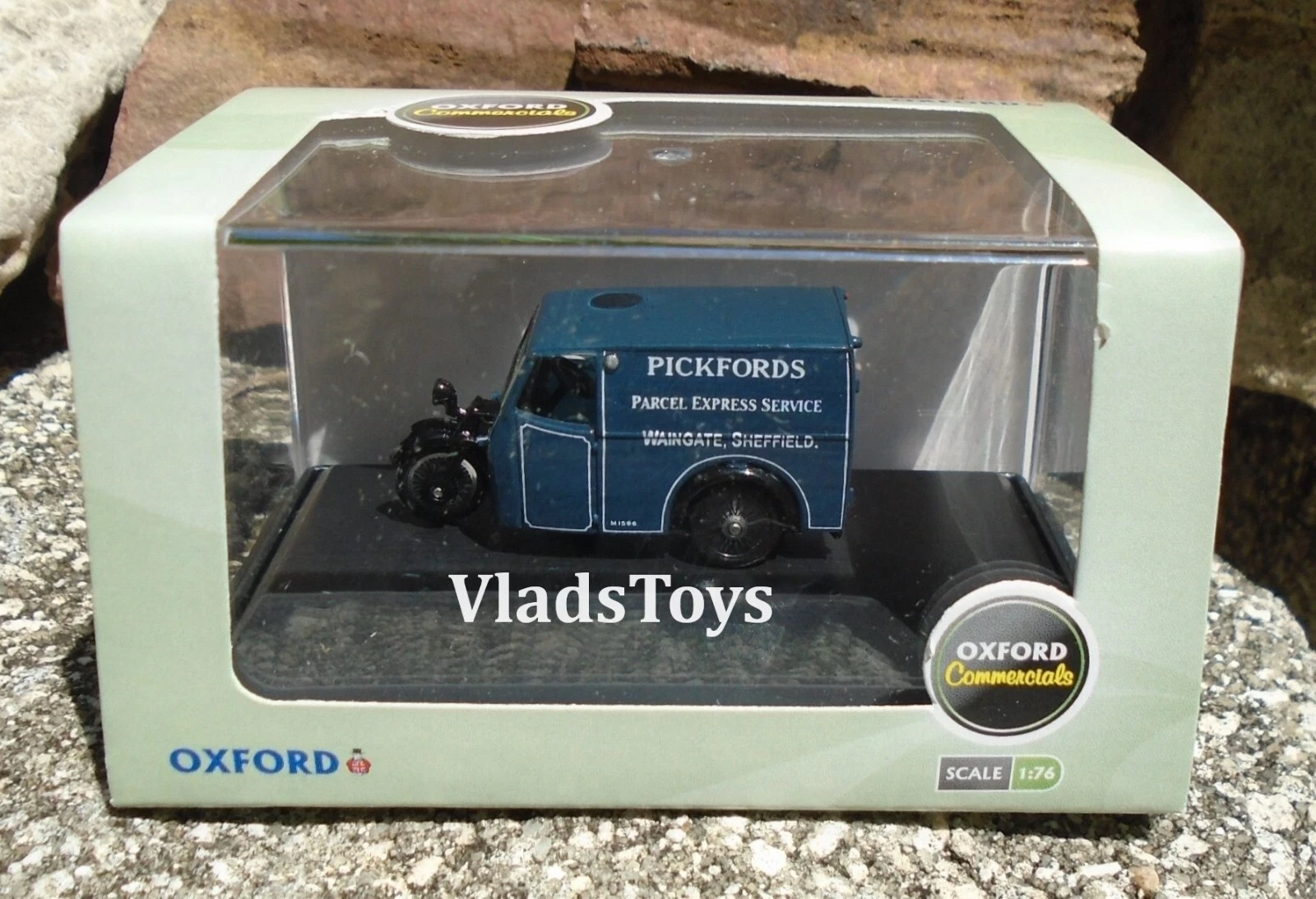 VANS Oxford Tricycle Van scala 1 76 anni '30 Pickfords Parcel Express Service 76TV002