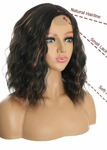 Paquete de 12 pelucas de cabello sintético y de aspecto natural resistentes al calor para mujer - Imagen 4 de 9