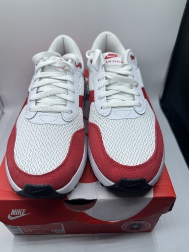 NIKE AIR MAX SYSTEM UNIVERSITY ROJO Y BLANCO CORREDOR HOMBRE NUEVO DM9537-104 - Imagen 3 de 7