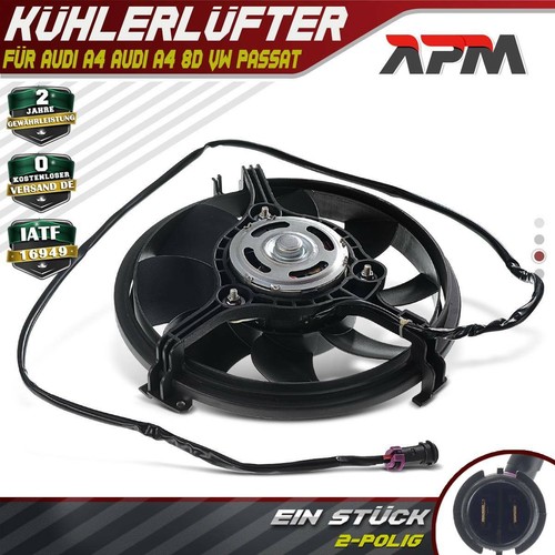 Madlife Garage Kühlerlüfter 8D0959455 - 280mm, 300W, 12V Für Audi VW Seat