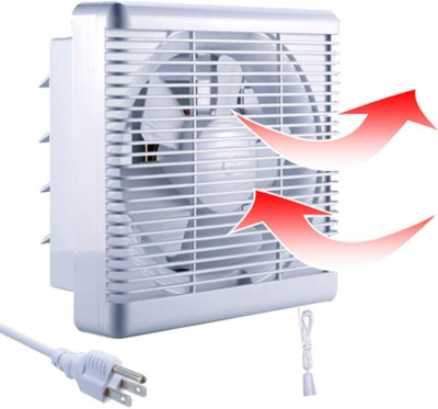 SAILFLO 10 Inch Window Shutter Exhaust Fan with Reversible Airflow, 297CFM 30W W