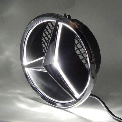 Car Front LED Emblem Light Fit for Mercedes Benz Illuminated Logo Star Badge NEW