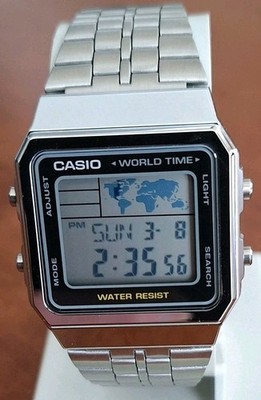 Casio Men s World Time Watch A500WA-1