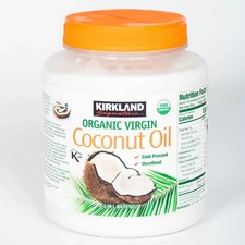 Kirkland Signature Cold Pressed Organic Virgin Coconut Oil, Chemical-Free 2.28Kg