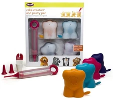 Chef'n Cake Creature & Pastry Pen 3D Shape Baking Set FAST SHIP! DA5