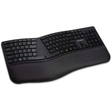 Ergonomic Wireless Keyboard, Bluetooth - Black