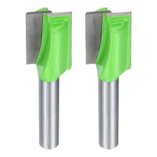 2pcs Bottom Cleaning Router Bits 1/4" Shank 1/2" x 25/32" Cut Carbide Tipped