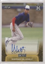 2020 Leaf Draft Auto Gold Werner Blakely #BA-WB1 Auto 0rm6