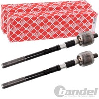 2X febi bilstein Axialgelenke Spurstangen Passend FüR CitroËN C2 C3 Peugeot