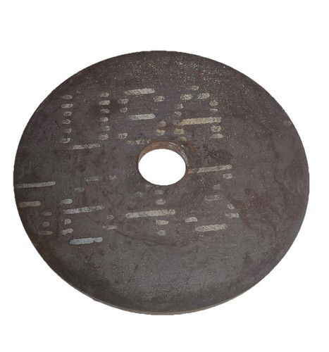 1/2" Steel Plate, Disc Shaped, 9" OD x 1.5" ID, .500 Steel, Round, Circle(26F77)