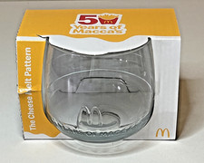 McDonald's 50 years The Cheese Melt Pattern Wobbling Glass 2021 New in Packaging