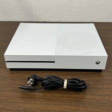 Microsoft Xbox One S 1TB Console Gaming System W/ Cord Only White 1681