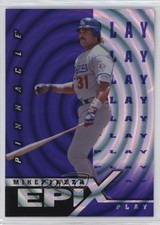 1998 Pinnacle Epix Play Purple Mike Piazza #E19 HOF 7v7