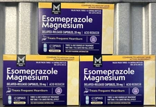 Esomeprazole Magnesium 20mg Compare Nexium 42 count X3 Exp 7/2026 - 126 Total