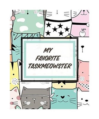 My Favorite Taskmeowster: Cat Co-Worker - Funny At Home Pet Lover Gift - Feline 