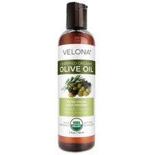 Velona USDA Certified Organic Olive Oil - 4 Fl Oz  Extra Virgin  Cold Pressed