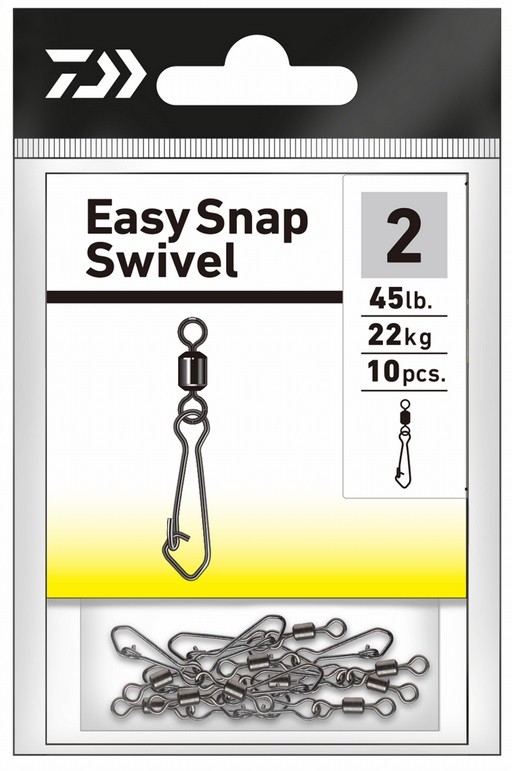 Шарнирное соединение Daiwa Easy Snap Gr 8 с защелками Wirbel весом 12 кг 10 штук 2090₽