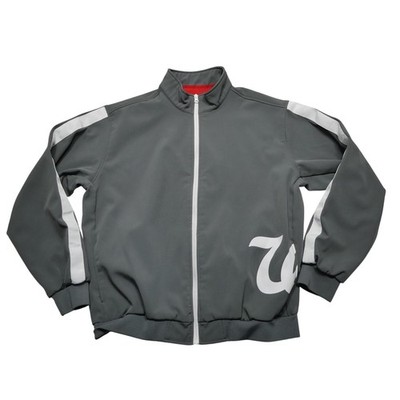 Walgreens Jacket Mens XL High Performance Uniforms Gray Softshell Lined Workwear