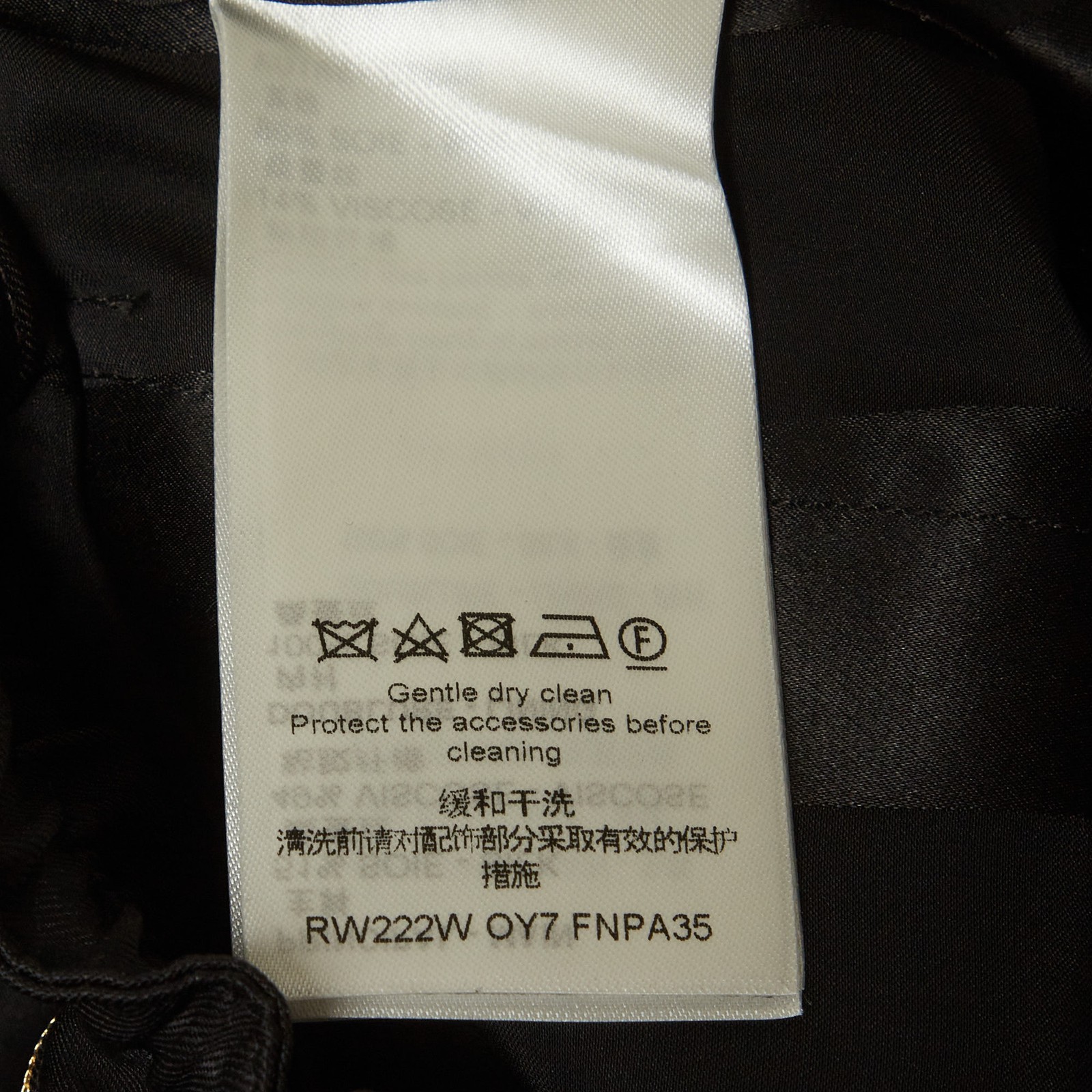 Louis Vuitton Black Striped Silk Blend Straight Leg Trouser M thumbnail 6