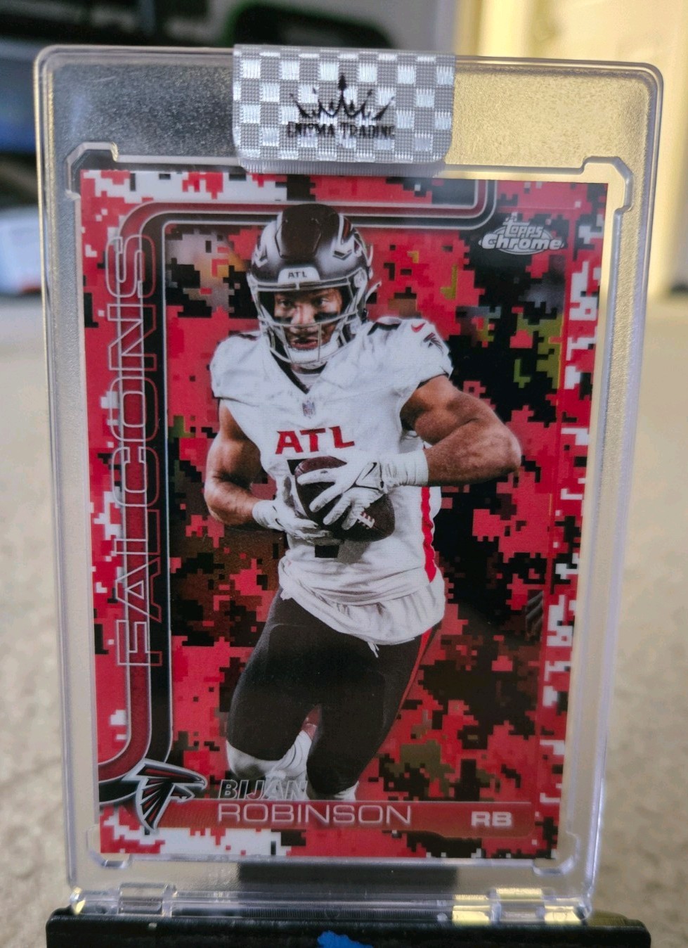 2025 Topps Chrome - Bijan Robinson #16 Team Camo