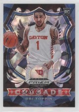 2020-21 Panini Prizm Draft Picks Crusade Blue Ice 39/99 Obi Toppin #87 0g27