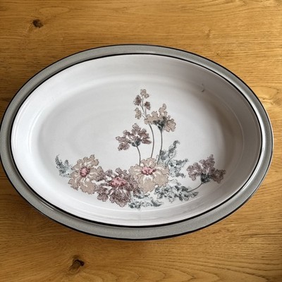 Denby Romance ovaler Bäcker / Schale / Servierplatte / Teller 31 cm x 23 cm x 4 cm #1