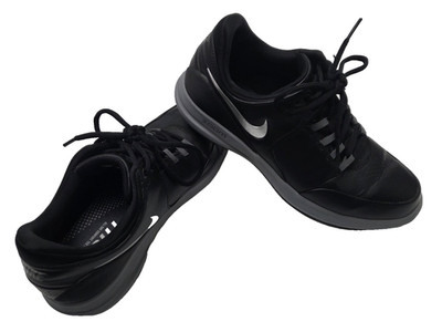 NIKE AIR ZOOM ACCURATE FITSOL MEN GOLF SHOES SZ 9.5 BLACK/SILVER/GRAY 909723-003