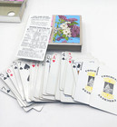 Vtg Congress Lilac Floral Playing Cards Double Deck Cel-U-Tone Finish  — photo 5