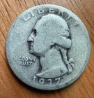 1937-D  Washington Quarter, VG
