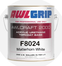 Awlgrip Awlcraft 2000 Acrylic Urethane Matterhorn White Gallon F8024/1GLUS
