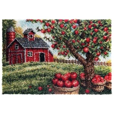 Herrschners® Apple Lane Orchard Latch Hook Kit