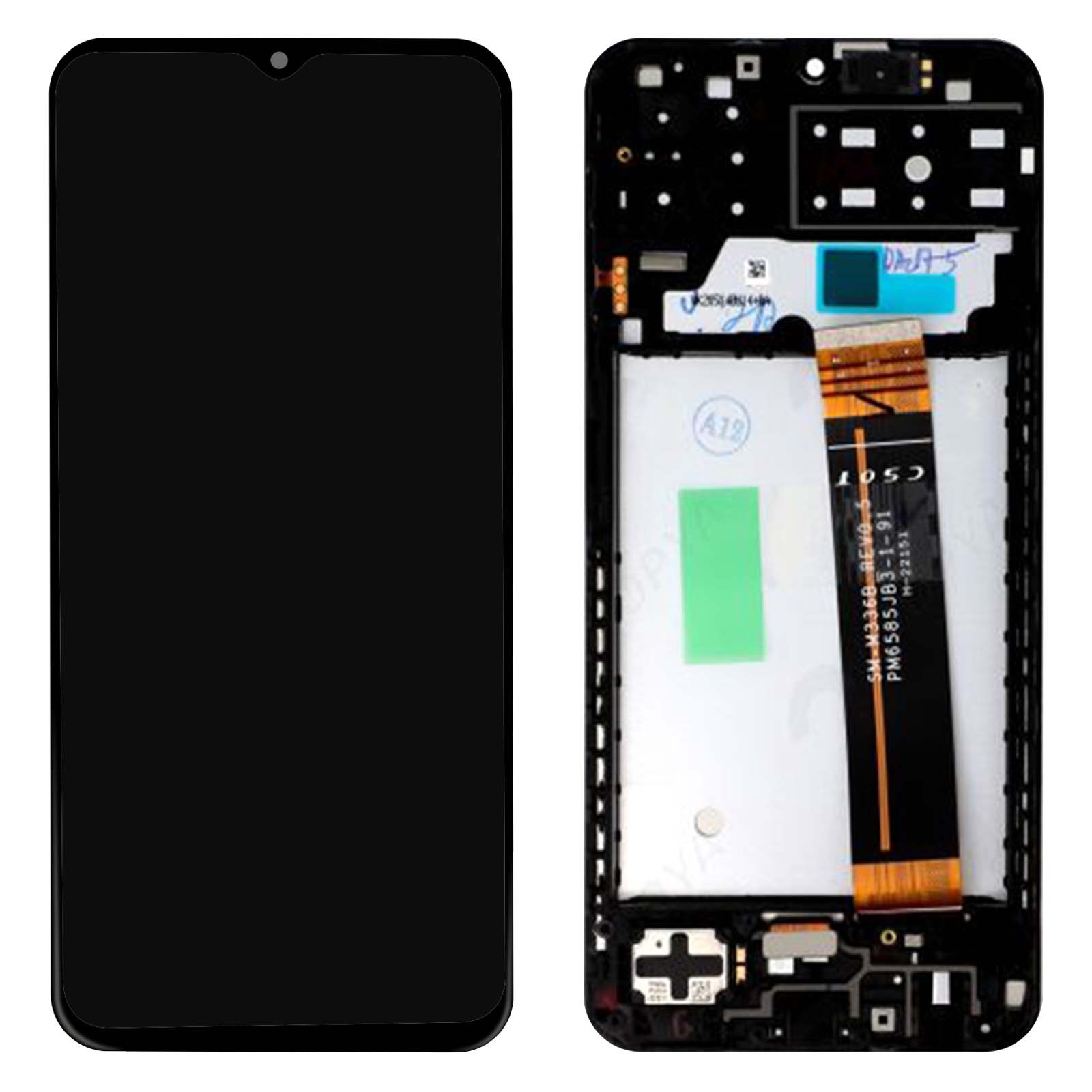 Écran LCD et vitre tactile pour Samsung Galaxy A13 4G bloc complet noir d'origine